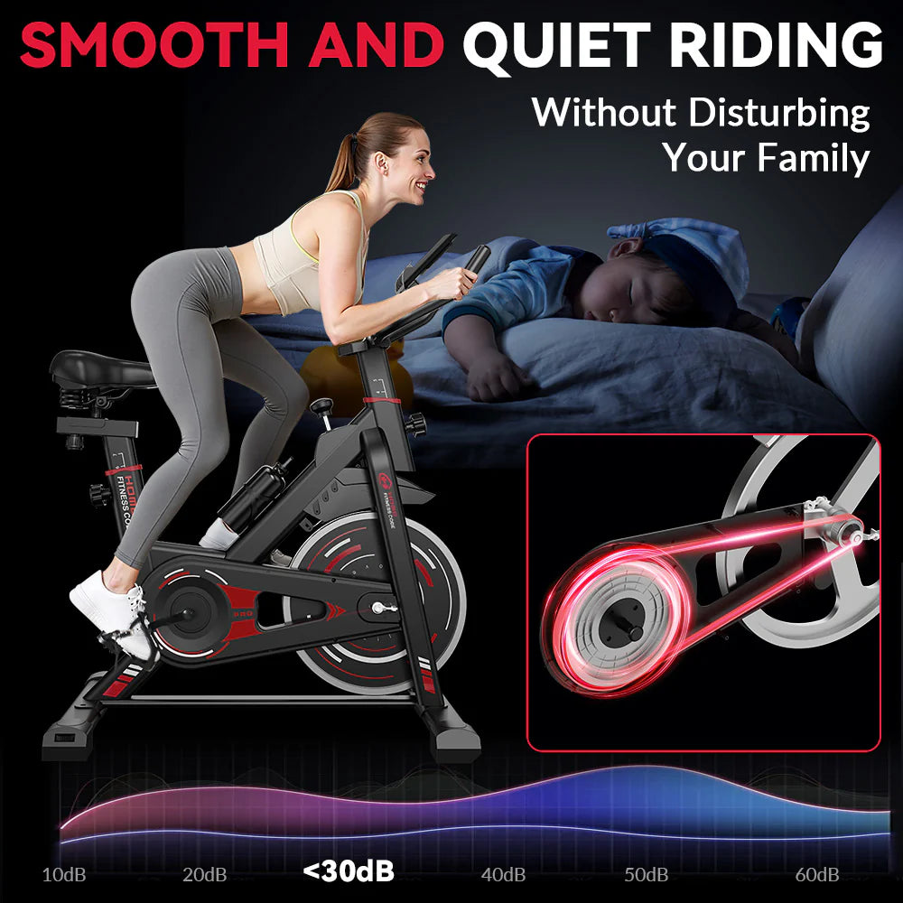 Stationary Exercise Bike D1, Flywheel 8KG/10KG