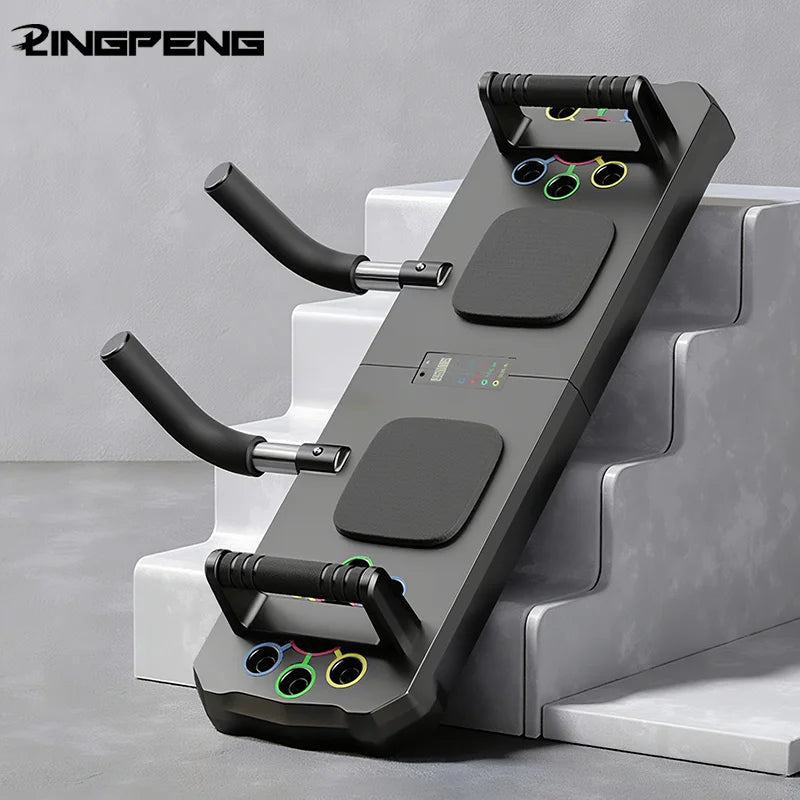 Push up Stand, Flat Support Trainer, Chest and Abdominal Multi-Functional Three in One Home Fitness Equipment