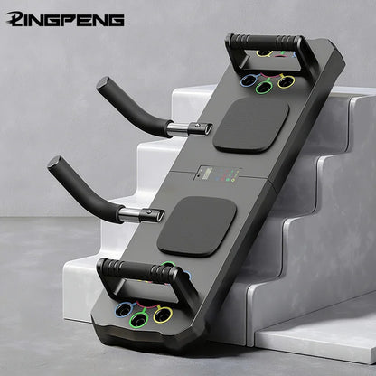 Push up Stand, Flat Support Trainer, Chest and Abdominal Multi-Functional Three in One Home Fitness Equipment
