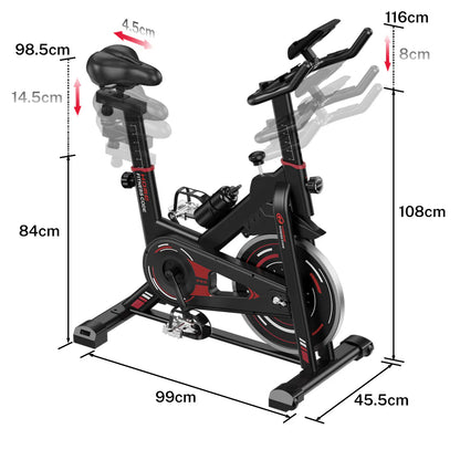 Stationary Exercise Bike D1, Flywheel 8KG/10KG