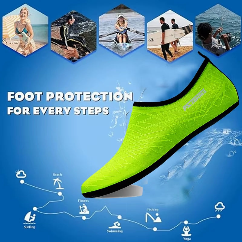 Water Sports Shoes Barefoot Quick-Dry Aqua Yoga Socks Slip-On for Men Women