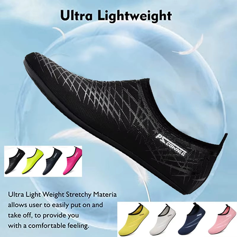 Water Sports Shoes Barefoot Quick-Dry Aqua Yoga Socks Slip-On for Men Women
