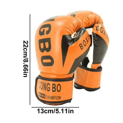 1 Pair Punching Training Workout Fight Exercise Mitts Kids Leather Boxing Gloves Kids Children Train Gym Glove Hand Protector
