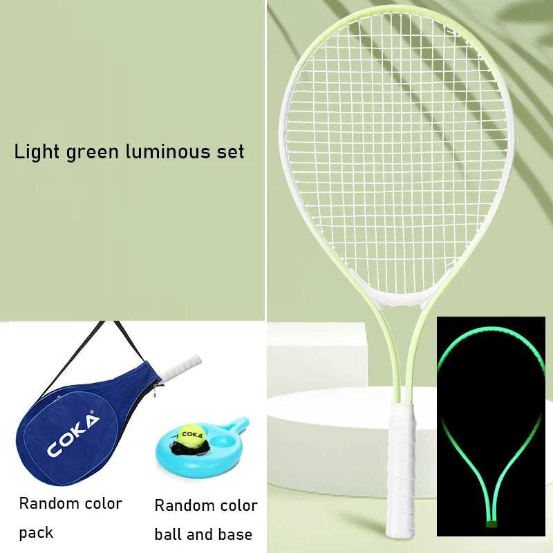 25 Inch Tennis Racket, Children'S Tennis Racket Set, Youth Primary and Secondary School Sports Training Racket,For All Age