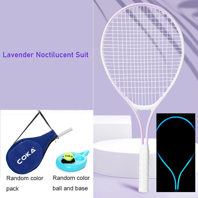 25 Inch Tennis Racket, Children'S Tennis Racket Set, Youth Primary and Secondary School Sports Training Racket,For All Age