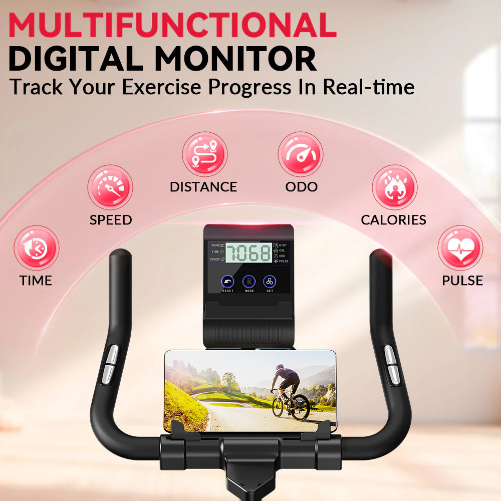 Stationary Exercise Bike D1, Flywheel 8KG/10KG