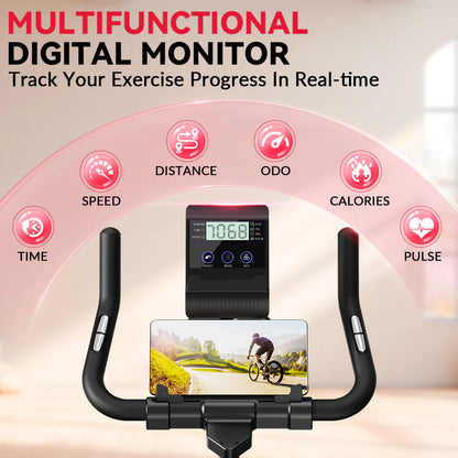Stationary Exercise Bike D1, Flywheel 8KG/10KG